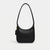 Coach Women's Black Curve Zip Leather Shoulder Bag