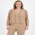 Live2Lounge Women's Beige Knitted Cardigan