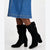 Style & Co Women's Black Reneee Scrunch Mid Shaft Boots
