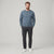 Sinsay Men's Blue Crew Neck Sweatshirt