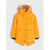 Sinsay Boy's Yellow Faux Fur-Hooded Parka Jacket