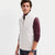 Alfani Men's Off White Alfatech Modular Snap-Front Vest
