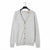 Weatherproof Vintage Men's Heather Gray Knitted Cardigan
