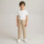 Sinsay Boy's Beige Zipper Pocket Jogger Sweatpants