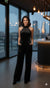 Zabaione Women's Black Sleeveless Jumpsuit | Zabaione In Lebanon