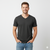 Black Ice Men's Premium Charcoal Gray V-Neck T-Shirt | Black Ice in Lebanon