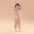 Sinsay Boy's Cream & Red Striped Side Pocket Overall