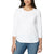 Kirkland Signature Women's White Cotton Slub Blouse