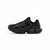 White running shoe with black accents on a white background