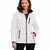 Nautica Women's White Hooded Zip-Front Puffer Jacket