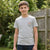 Sinsay Boys Light Grey Chest Printed T-Shirt