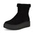 Tommy Hilfiger Women's Black Pilowi Cozy Platform Cold Weather Boots