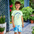 Sinsay Boy's Light Green Printed T-Shirt