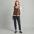 Vera Moda Women's Brown Biker Vest