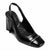 Karl Lagerfeld Paris Women's Black Siofra Square Toe Heels