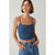 Levi's Women's Blue Denim Jadine Sleeveless Crop Top