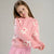 Sinsay Girl's Pink Floral Crew Neck Sweater