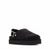 Madden Girl Women's Black Grahamm Platform Slingback Slippers
