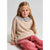 Sinsay Girl's Beige Leopard Printed Peter Pan Collar Blouse