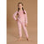 Sinsay Girl's Powder Pink All Over Stars Printed 2-Piece Pajama Set