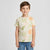Sinsay Boy's Cream All-Over Leaves Printed T-Shirt