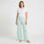 INC International Concepts Women's Light Aqua Wide-Leg Pajama Bottom