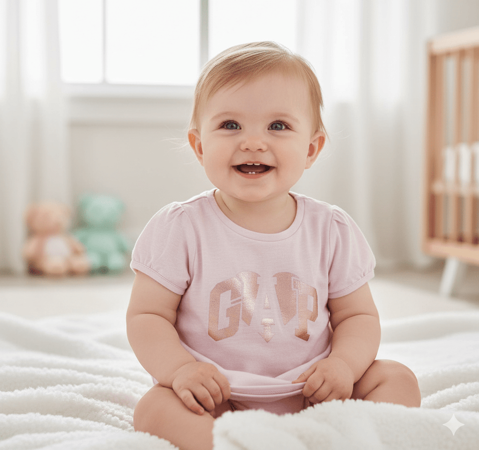 GAP Baby Girl's Light Pink Sweatshirt AMZ29