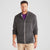 Nautica Men's Gray Big & Tall Navtech Mock-Neck Full-Zip Jacket