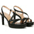 Naturalizer Women's Black Abby Heeled Sandals