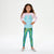 Sinsay Girl's Pink & Aqua Mermaid Style Blouse