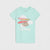 Sinsay Girl's Green Pusheen the Cat Cotton T-Shirt