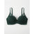 Natori Women's Dark Green Floral Lace Push-Up Bra