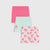 Sinsay Girl's Multicolor 3-Pack Watermelon Biker Shorts Set