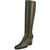 Franco Sarto Women's Olive Green Jonie Square Toe Zip Tall Boots