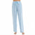 Light blue pajama pants with a star pattern, modeled on a person against a white background.