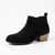 Dream Pairs Women's Black Low Chunky Heel Ankle Boots