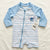 Disney Baby Boy's Blue Stitch Full Zip Long Sleeve Rash Guard Swimsuits | Disney In Lebanon
