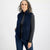 Style & Co Women's Navy Zip-Front Polar Fleece Vest