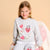 Sinsay Girl's Light Grey Disney Characters Printed Crew Neck Sweatshirt