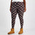 Planet Heart Women's Black Multi Checked Trendy Holiday Leggings