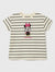 Zara Baby Girl's Cream Striped With Minnie Mouse Printed T-Shirt | Zara in Lebanon