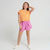 Sinsay Orange Beach Prints Cropped T-Shirt