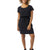 32 Degrees Cool Women's Black Soft Twill Drawstring Dress