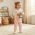 Sinsay Girl's Pastel Pink Knee Panda Face Printed Sweatpants