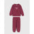 Sinsay Baby Girl's Maroon Sweatshirt And Sweatpants Two Piece Set