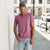 Sinsay Men's Dusty Purple Short Sleeve Polo