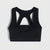 Sinsay Women's Black Square Neck Sports Bra