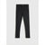 Black slim-fit jeans shown flat against a light gray background.
