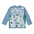 Zara Boy's Blue "Ski Day Tour "Printed Long Sleeve Blouse | Zara in Lebanon