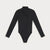 Sinsay Women's Black Cutout Long Sleeve Bodysuit